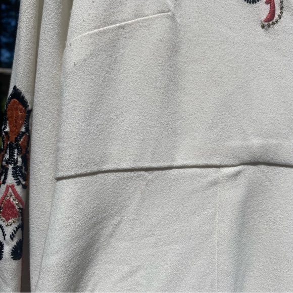 Free People peasant floral embroidered flare dress - Picture 5 of 6